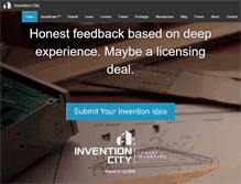 Tablet Screenshot of inventioncity.com